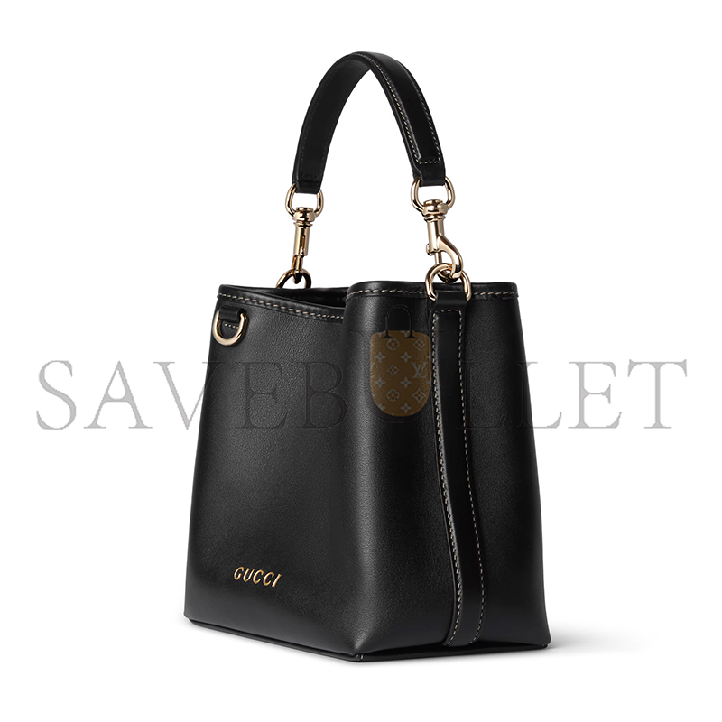 GUCCI GG EMBLEM MINI BUCKET BAG 815118 (19*18*11cm) GUCCI GG EMBLEM MINI BUCKET BAG 815118 (19*18*11cm)